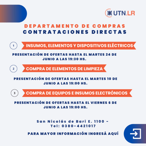 Contrataciones Directas 3 llamados