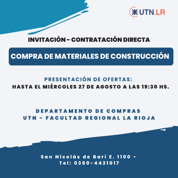 Compra de materiales de construccion