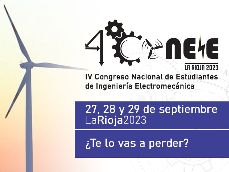 Lee más sobre el artículo UTN.LR será sede del 4° Congreso Nacional de Estudiantes de Ingeniería Electromecánica y carreras afines, CONEIE