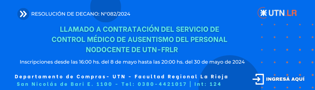 Llamado a contratación del servicio de control medico de ausentismo