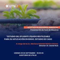 ESTUDIO DEL EFLUENTE LÍQUIDO REUTILIZABLE PARA SU APLICACIÓN EN RIEGO