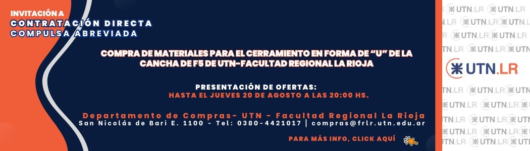 Compra Materiales cerramiento cancha F5