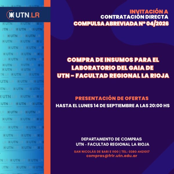 Compra de insumos laboratorio GAIA