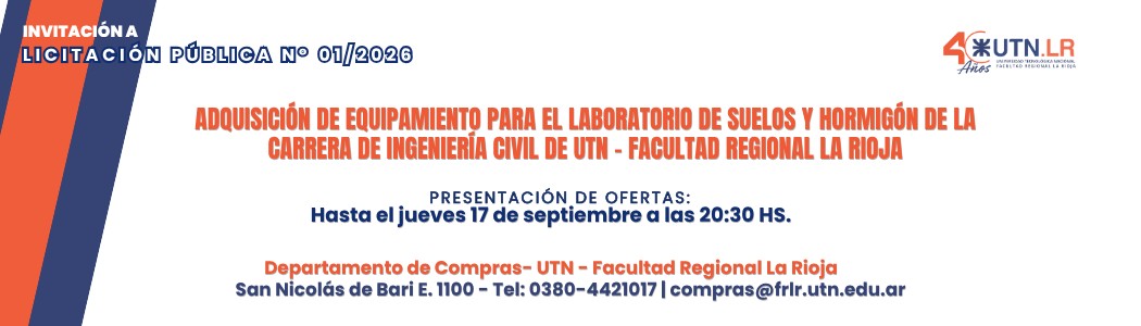 Compra de equipamiento laboratorio suelos y hormigon de Ing. Civil